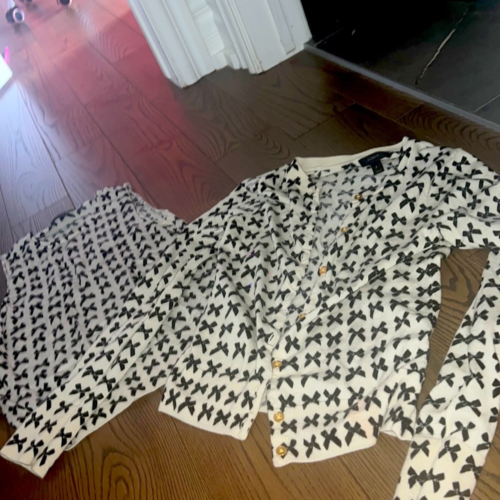 J. CREW matching set vest and top